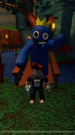 Rainbow Friends chapter one episode blue monster Jumpscares #r #roblox #rainbowfriends ￼