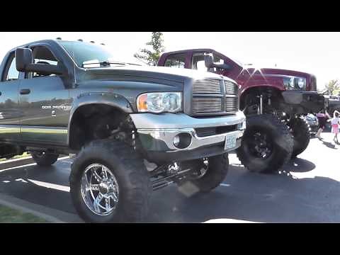 Huge Lifted Dodge Ram Truck with Big Tires