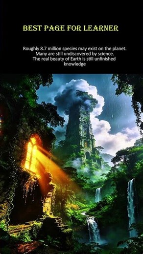 Earth Has MILLIONS of Species You’ve Never Seen 😱 #EarthFacts #Biodiversity #Shorts