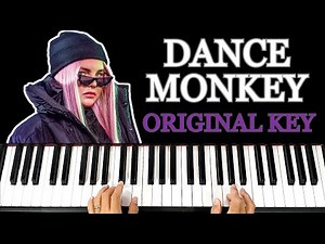 How to Play Dance Monkey Piano Tutorial (F# Minor) | Tones and I