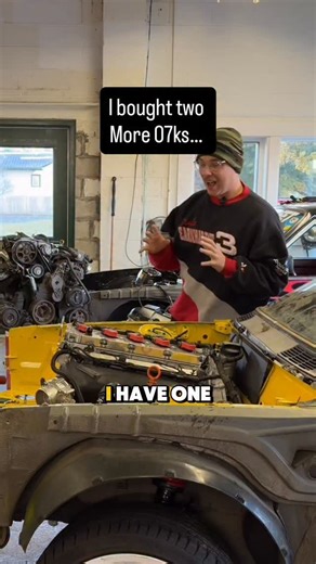 24K views · 1.5K reactions | I bought two more 07ks… THE BEST ENGIN EVER MADE ARGUE WITH A WALL IDC. Two engines for $600, can’t beat it. Why did I do this? Well, I wanted a backup engine for the 07k e30 drift car, and one is for a super secret future project. I think I’m going insane? #07k #vw #volkswagen #5cylinder #audi #bmw #e30 #drifting #engineswaps #07kswap | Brett Horn | Facebook