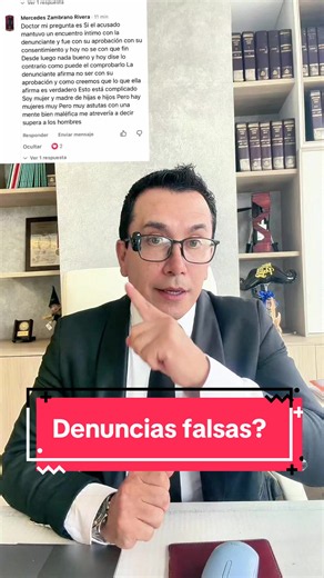 Hay muchos casos de denuncias falsas por infracciones de carácter sexual. Sin embargo, el hecho de ser inocente no es suficiente para ser exculpado, porque en muchos caso, inocentes han sido condenados! La defensa para este tipo de acusaciones falsas debe ser técnica y científica, caso contrario, se corre un grave riesgo de recibir una condena injusta.! #penalista #leyes #defensa #acusaciones