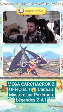 MEGA GARCHOMP Z OFFICIAL! 😱 Mystery Gift on Pokémon Legends Z-A!
