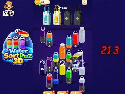 Water SortPuz 3D Level 213 Walkthrough