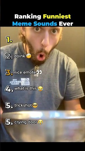 RANKING FUNNIEST MEME SOUNDS EVER😂👀
