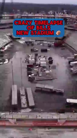 New Buffalo Bills Stadium Timelapse