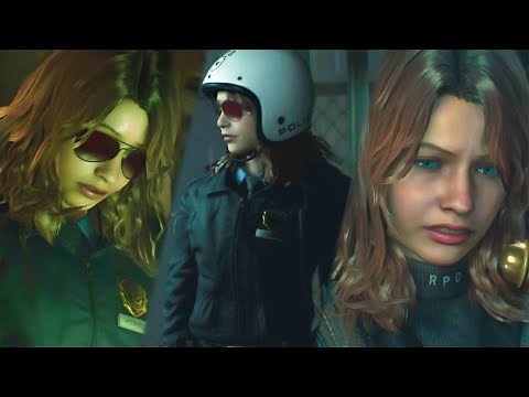 Resident Evil 2 Remake - Claire Motorcycle Policewoman Outfit