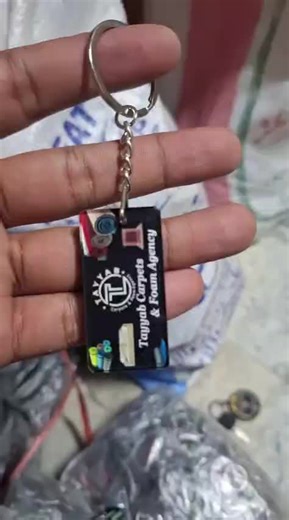 Customized Acrylic Plastic Keychain with Double Side Printing Thick and find Quality #keychain #plastickeychain #customizedkeychain #labelprinting #tiktokviral