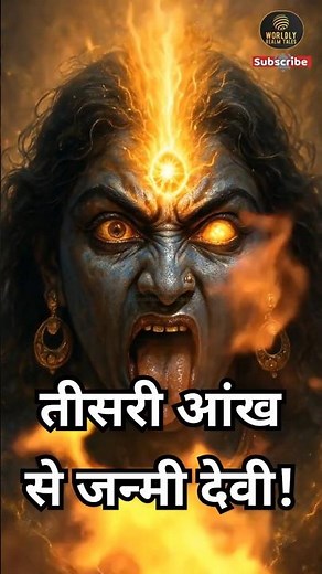 महाकाली का जन्म | Maa Kali Origin Story in 1 Min! | Mahakali ka yudh | #shorts #trending #mahakali