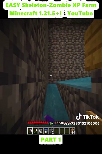 Easy Skeleton-Zombie XP Farm Guide for Minecraft 1.21.5