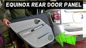 CHEVROLET EQUINOX REAR DOOR PANEL REMOVAL REPLACEMENT TORRENT ►Check Out Our Website: http://mechaniclifestyle.com Hey guys, in this video we will show you how to remove and replace rear door panel on Chevrolet Equinox or Pontiac Torrent. It is not very complicated procedure to remove the rear door panel. We demonstrated on a the rear left door panel but the rear right door panel will be the same procedure. We demonstrated on a 2009 Chevrolet Equinox. This video might be helpful on: 2005 Chevrol