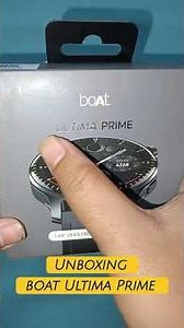 🔥 boAt Ultima Prime Smartwatch ⌚ | 1.43" AMOLED | 100+ Sports Modes | ₹2199 Unboxing & First Look 🚀