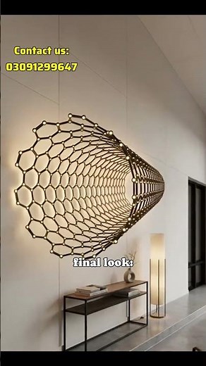 Satisfying CNC Fiber Laser Cutting Process | Honeycomb Metal Design | Sigma Arts #DXF #lasercutting