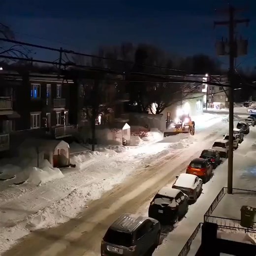 Montreal snow removal process