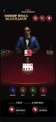 Snoop Dogg Blackjack Episode 2 #gambling #snoopdogg