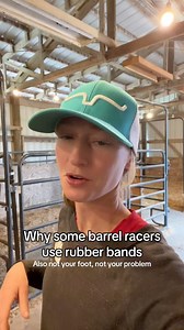 The great rubber band debate #misfitbarrelracer #fypシ #fyp #barrelracing #horsegirl #rodeo #farmlife #barrelhorses #barrelracer #horse | Misfit Barrel Racer - Amber Morris