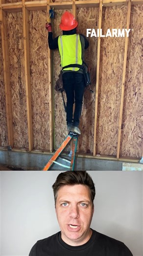 Time to clock out for the day ⚠️😭 @60secondclassics #Fail #workday #jobsite #bluecollar #comedy #funny | FailArmy