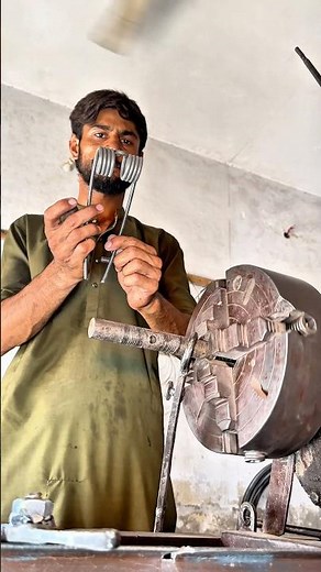 Watch This Craftsman Build a Double Torsion Spring by Hand! 🔥#shorts
