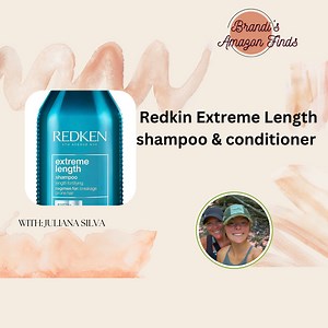 Watch An honest review by my daughter, on the Redken extreme length shampoo and conditioner on Amazon Live