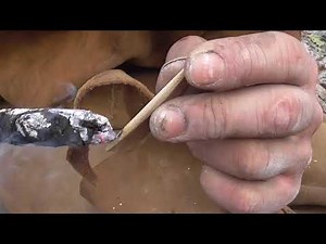 Making a Small Game Bone Arrowhead