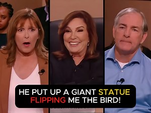 2.5M views · 35K reactions | Ex Buys Property Next Door & Installs a GIANT Middle-Finger Statue Facing Her Home — Now She’s SUING for $10,000!  #fblifestyle This original video was produced by Network Media, LLC and Elena W. | Elena W | Facebook