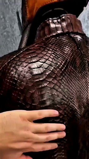 This isn’t just an ordinary jacket — it’s made from 100% genuine python skin. In other words, it’s crafted from real python leather and is worth about $200,000. In fact, many people risk their lives venturing deep into dense forests like the Amazon to capture these snakes. Python skin is used to make luxury items such as jackets, wallets, shoes, and even belts. All of these products can sell for millions of dollars. #fblifestyle | Synopsis of Life