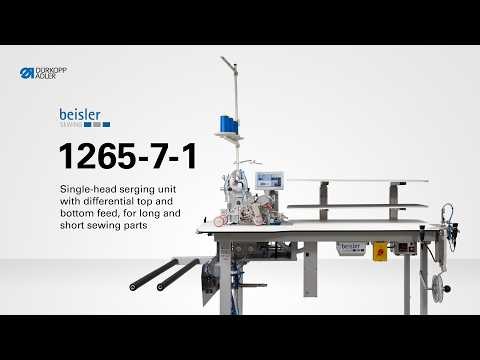 Dürkopp Adler 1265 | Single-head serging unit for long and short sewing pieces