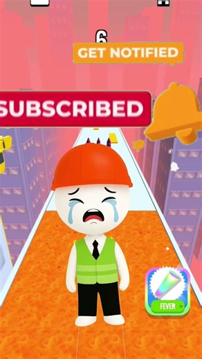 Roof Rails Level.33 - The man can win This level❓#shorts #games #viral #roofrails #gameshorts