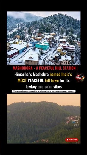 Himachal Pradesh, Mashobra is becoming one of India’s most peaceful hill destinations 🌲🏔️