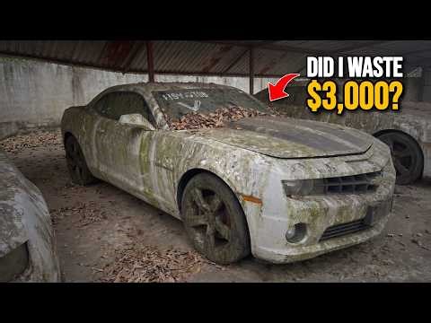 I BOUGHT a CAMARO SS V8 that NOBODY WANTED for $3K at AUCTION! WAS IT WORTH IT?