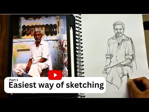Free hand sketching tutorial video for beginners !💯 become pro!