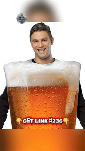 236 Adult beer pint costume for Halloween and party events! 🍺🍻 (Link Below 👇) #shorts