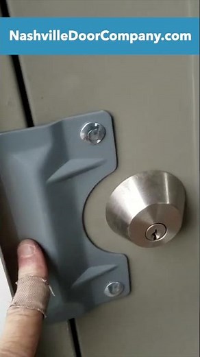 Latch Guard and Latch Shield for door security