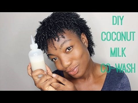 Natural Hair| DIY Coconut Milk CoWash |CurlSistas Recipe|