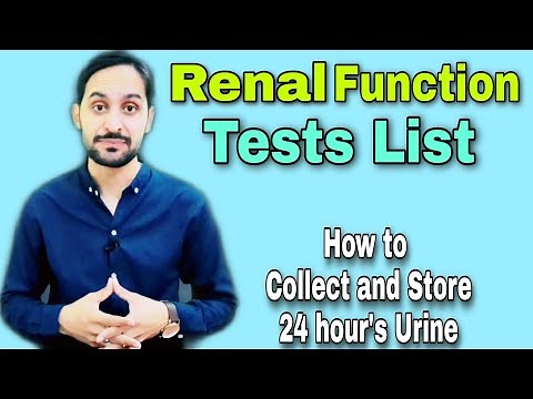 Renal Function Tests List (RFT) | Kidney Function Tests List (KFT)