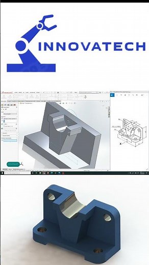 ✅ Como Diseñar PIEZAS en #SOLIDWORKS desde CERO #16 #shorts #short