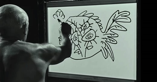See How Picasso Drew His Masterpieces in Real-Time in This Incredible Documentary