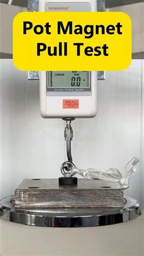 Which Pot Magnet Pulls the Hardest? #magnetpower #shorts