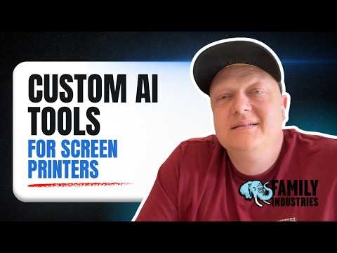 How This Screen Printing Shop Built Custom AI Tools (Without Hiring a Dev Team)