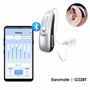 [Hot Item] New 16CH Wdrc Digital Rechargeable Bluetooth Hearing Aid APP for iPhone Android Aids Deaf Hearing Loss Noise Cancelling Volume Adjust Inivisible Receiver in Ear