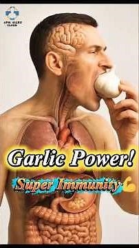 Super Power of Garlic 🧄 A natural Antibiotics #animation #science #health