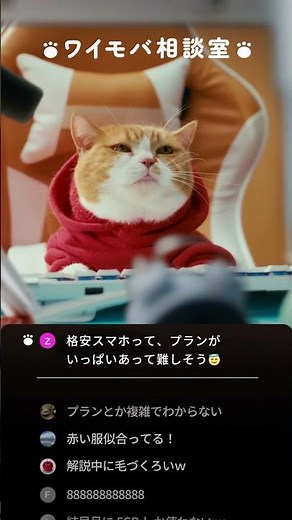 Y!mobile「ワイモバ相談室 シンプルな3プラン」篇 15秒 for short