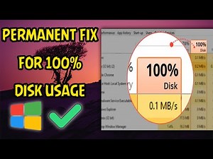FIX 100% Disk Usage in Windows 10/11! FAST & EASY Guide