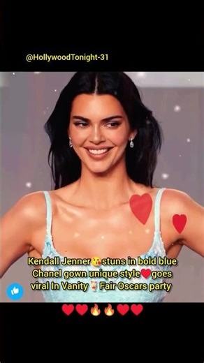 Kendall Jenner♥️Chanel Bold Fashion Look Steal the Spotlight In Oscar|#shortsviral #shorts #ytshorts