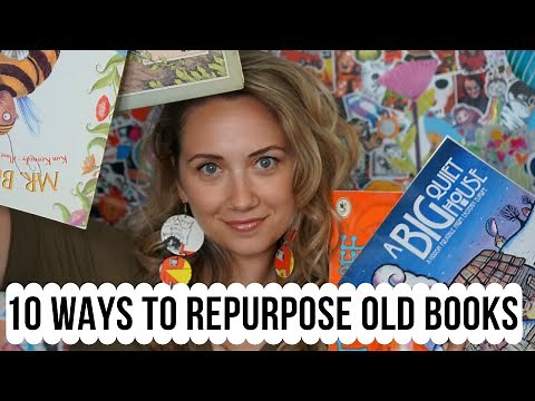 DIY Old Books: 10 Creative & Easy Crafts