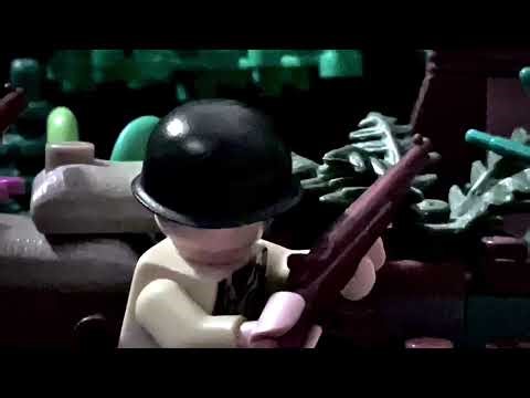Lego WW2 stop motion animation :A Pretty Little War: - Mandatory Fun -