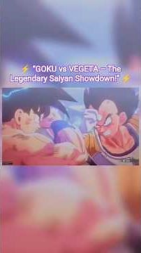 Goku vs Vegeta Epic Battle | Dragon Ball Z Kakarot Saiyan Saga Cinematic Fight #goku #dragonballz