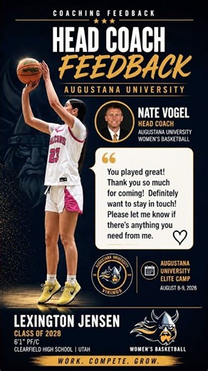 Augustana University Elite Camp | Coach Feedback | Lexington Jensen 2028