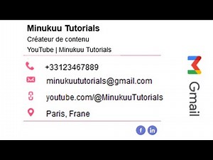 Comment créer une signature gmail ou email