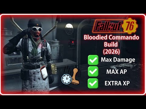 The ULTIMATE Bloodied Commando Build (2026) - Fallout 76